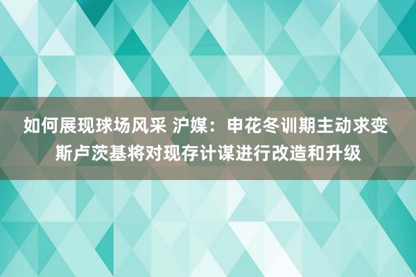 如何展现球场风采 沪媒：申花冬训期主动求变 斯卢茨基将对现存计谋进行改造和升级